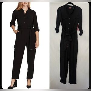NWT VINCE CAMUTO jumpsuit, rich black (size 6)